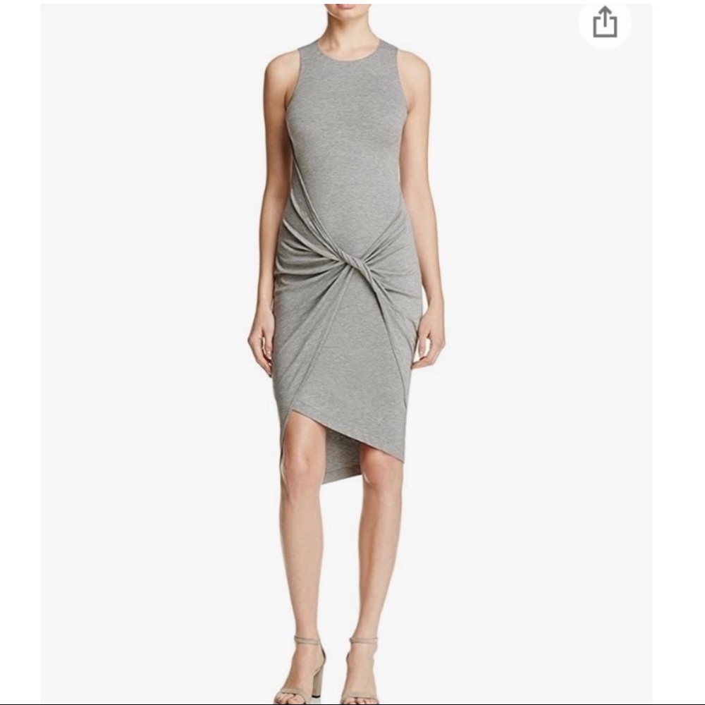 LIKELY Sheath Heathered Gray Bodycon Dress Size XS Stretch Sleeveless